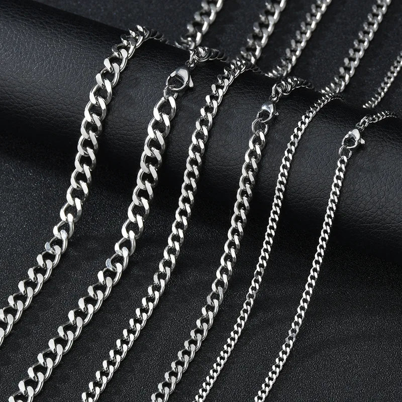 Men’s Stainless Steel Cuban Necklace