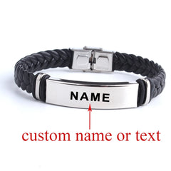 Personalized Name Logo ID Bracelet