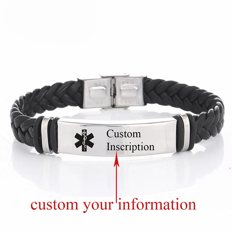 Personalized Name Logo ID Bracelet