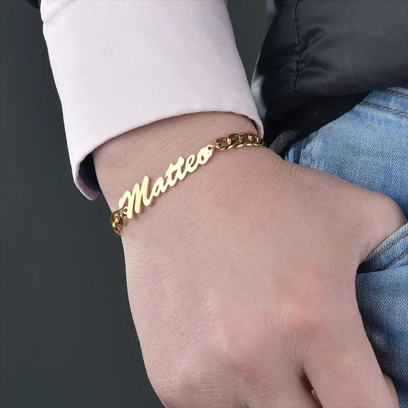 Personalized Stainless Steel Cuban Necklace