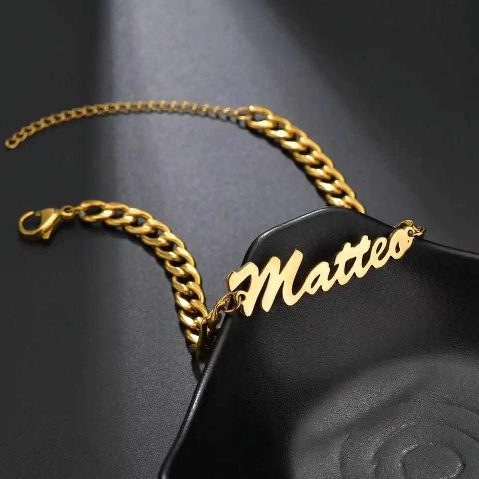 Personalized Stainless Steel Cuban Necklace