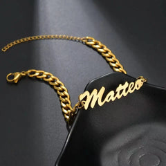 Personalized Stainless Steel Cuban Necklace