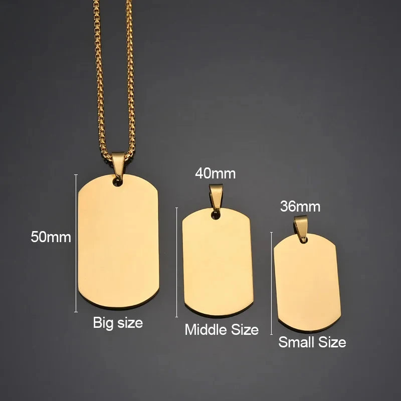 Personalized Engraved Photo Pendant Necklace