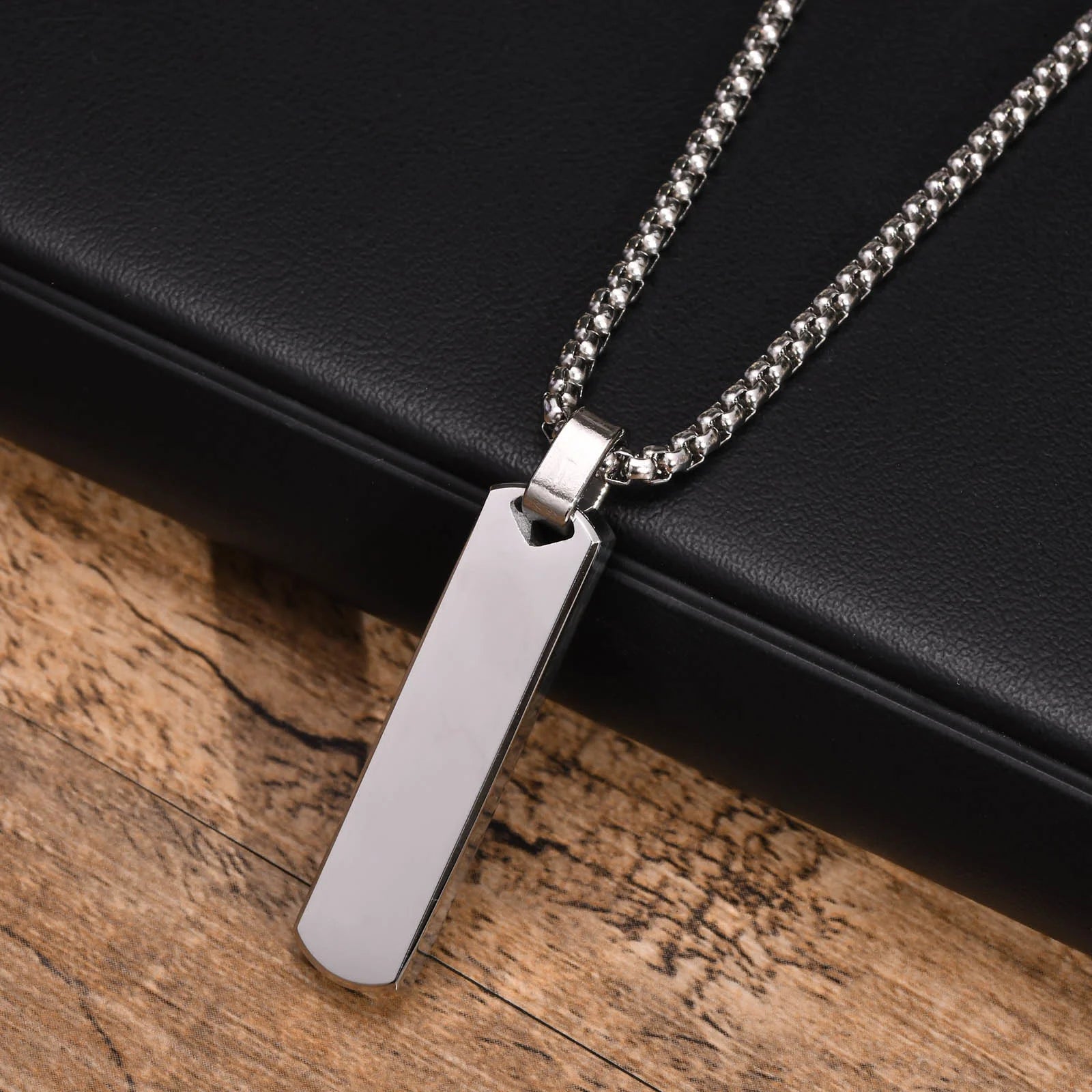 Men’s Vertical Bar Cuban Necklace