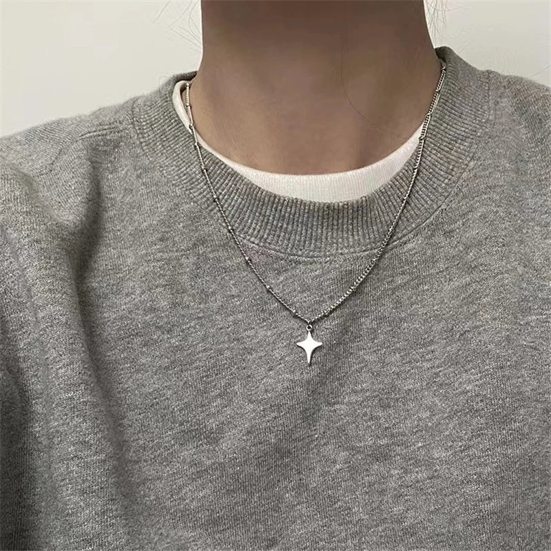 Star Pendant Chain Necklace
