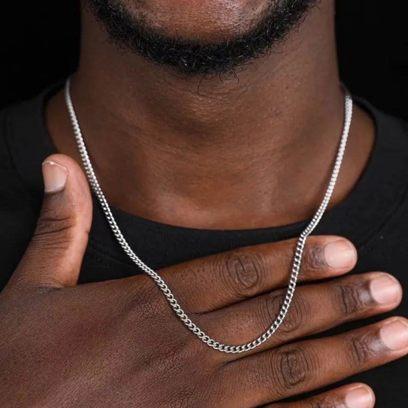 Men’s Stainless Steel Cuban Necklace