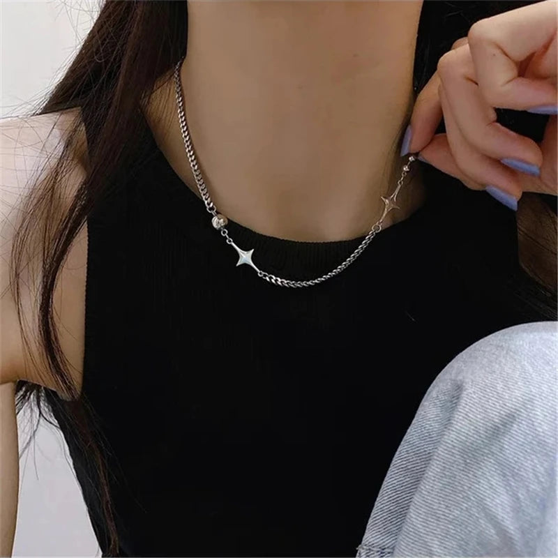 Star Pendant Chain Necklace