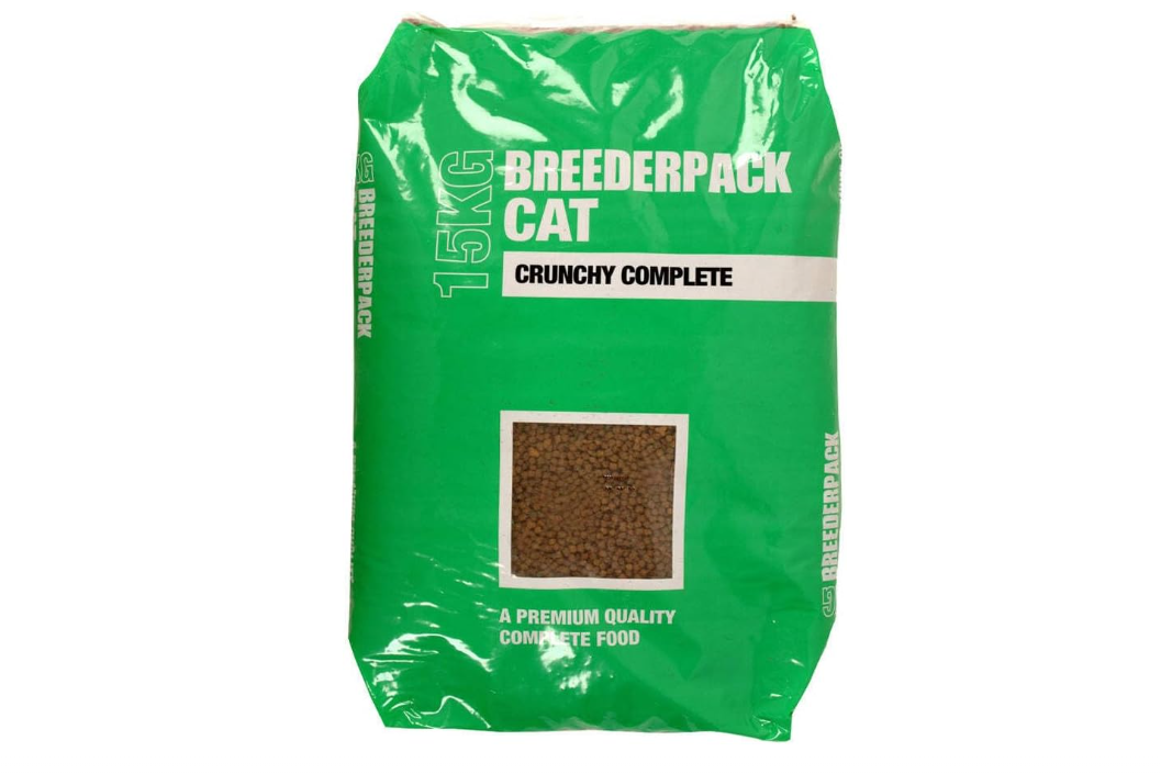 Breederpack Complete Crunchy Dry Cat Food, 15 kg