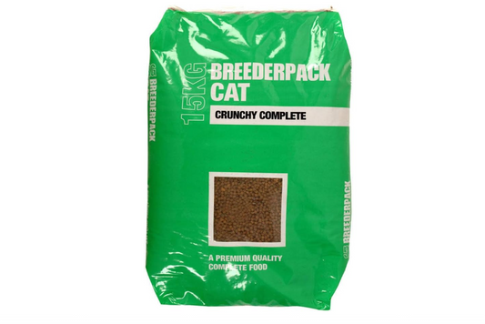 Breederpack Complete Crunchy Dry Cat Food, 15 kg