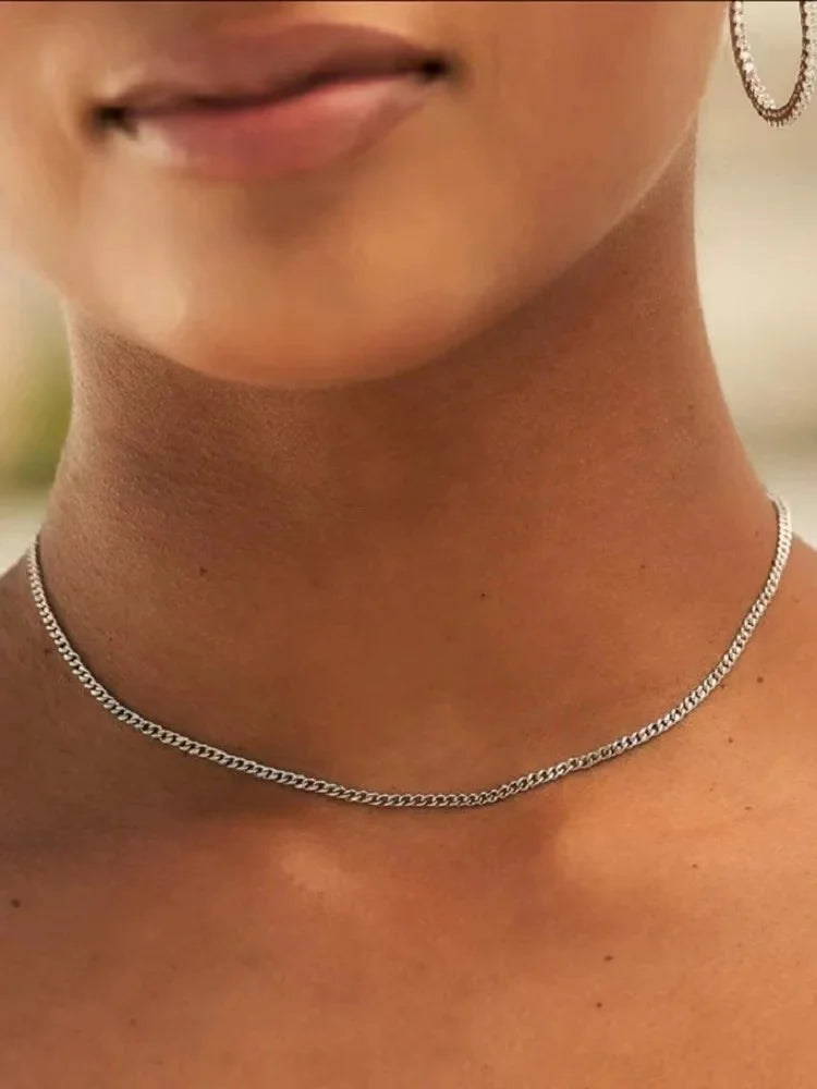 Men’s Stainless Steel Cuban Necklace