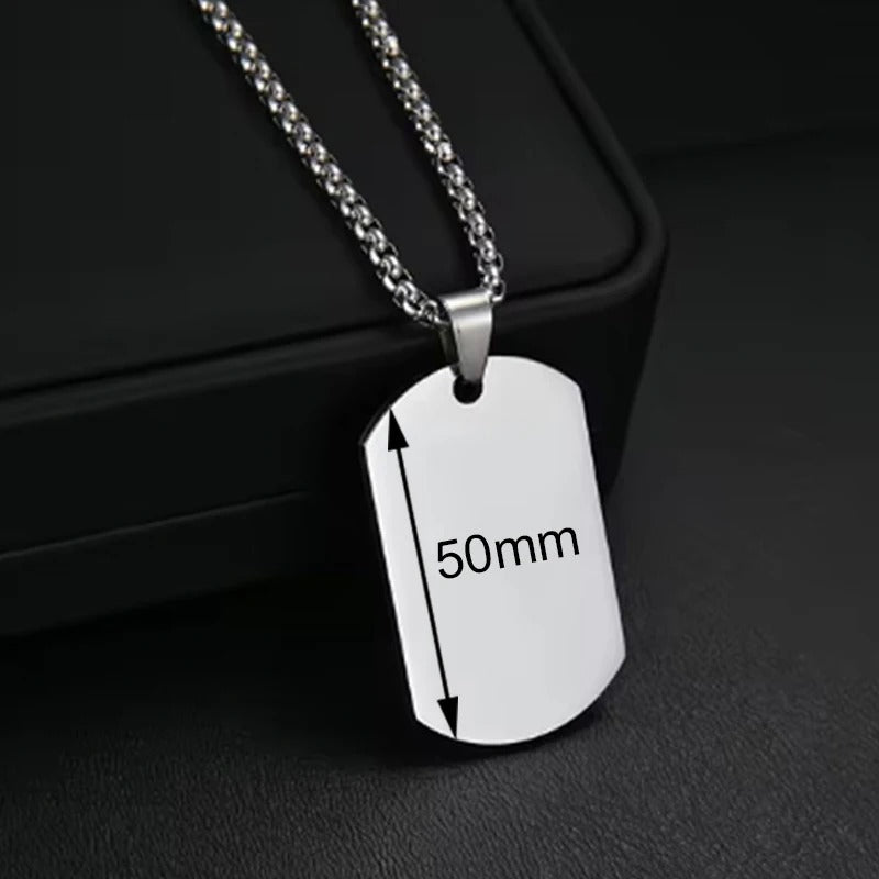 Personalized Engraved Photo Pendant Necklace