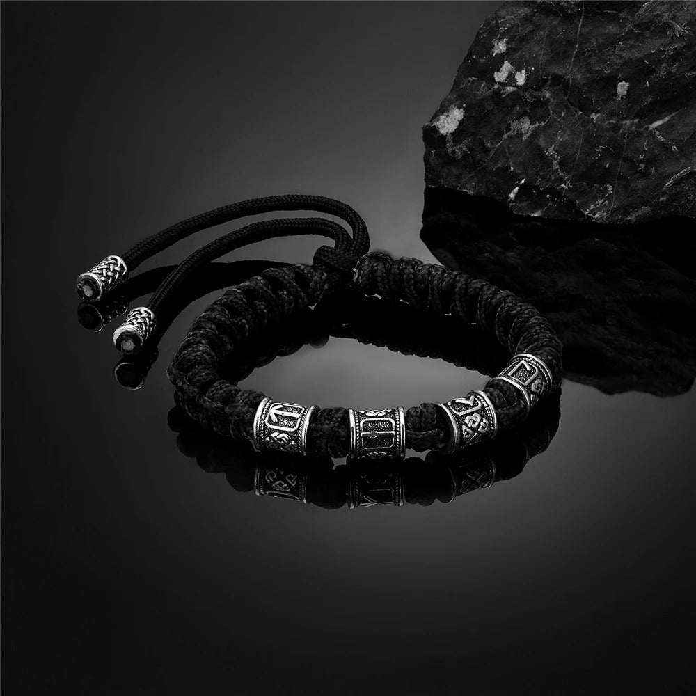 Norse Viking Runes Paracord Bracelet