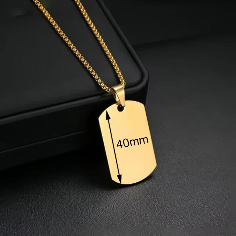 Personalized Engraved Photo Pendant Necklace