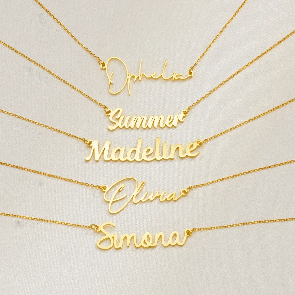 Personalized Custom Name Pendant Necklace