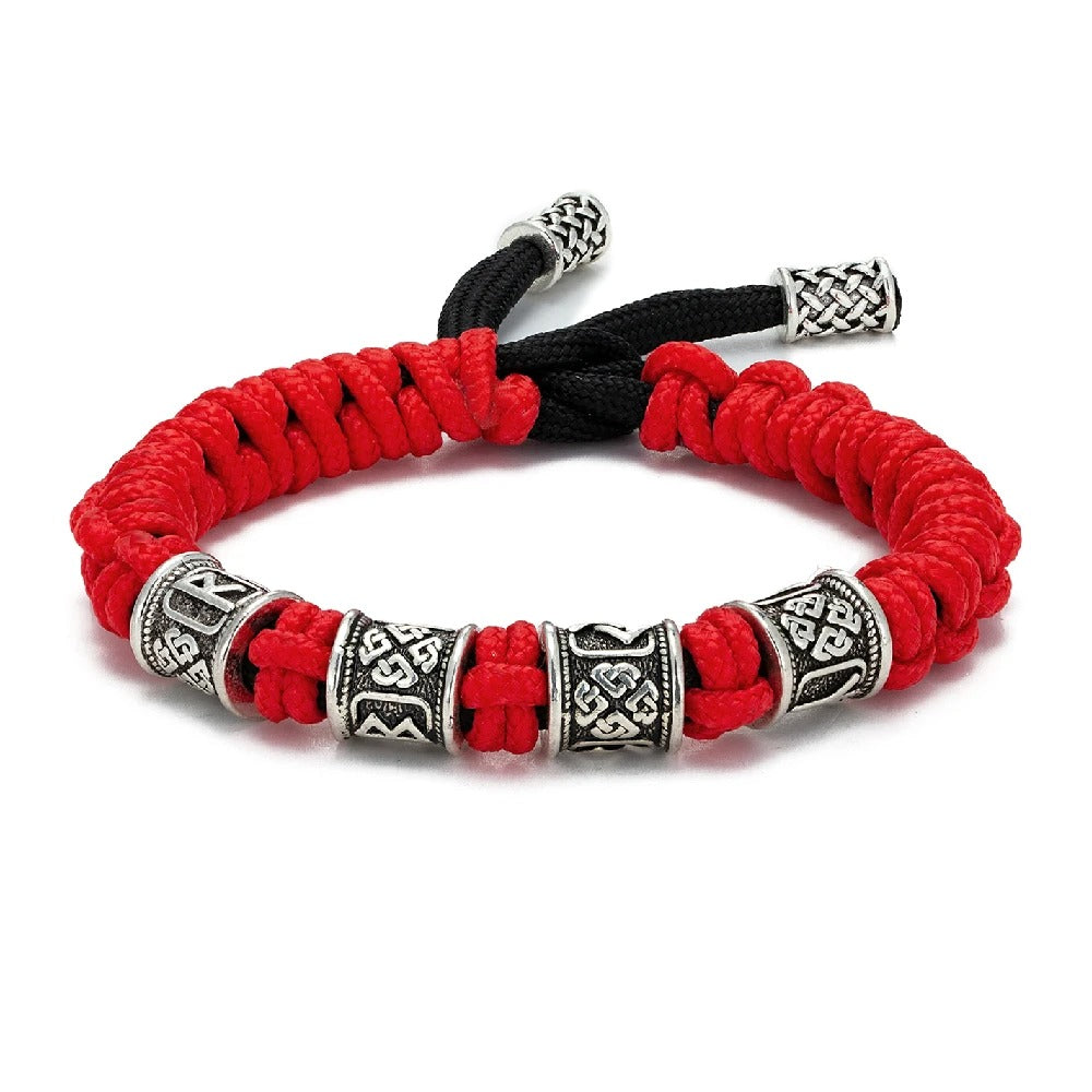 Norse Viking Runes Paracord Bracelet