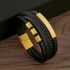 Buckle Leather Bracelet for Men