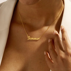 Personalized Custom Name Pendant Necklace