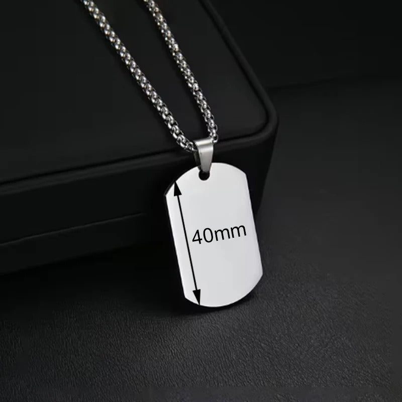 Personalized Engraved Photo Pendant Necklace